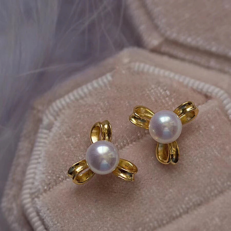 925 Silver Earring Base for Beads Stones Agate Jade Crystal