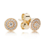 925 Silver Earrings Pav? For European Original Ladies Jewelry