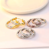 925 Silver Earrings With AAAAA Zircon