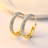 925 Silver Earrings With AAAAA Zircon