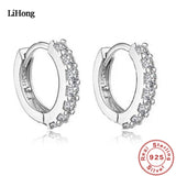 925 Silver Zircon Wedding Earrings