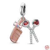 Heart-shaped Love Bead Key Box for Charms Bracelet