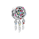 925 Sterling Silver Family Tree of Life Charm Bead Pendant