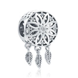 925 Sterling Silver Family Tree of Life Charm Bead Pendant