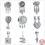 925 Sterling Silver Family Tree of Life Charm Bead Pendant