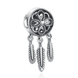925 Sterling Silver Family Tree of Life Charm Bead Pendant