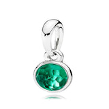925 Sterling Silver Four Leaf Clover Bead Charm for Bracelets