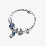 925 Silver Galaxy Starry Sky Charm Bead for Bracelet DIY Jewelry