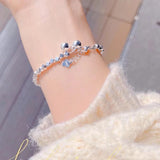 925 Silver Geometric Bracelet Bell Shape Party Gift Women Jewelry