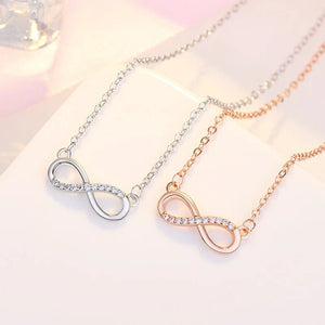 925 Silver Geometric Zirconia Pendant Choker for Women