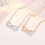 925 Silver Geometric Zirconia Pendant Choker for Women