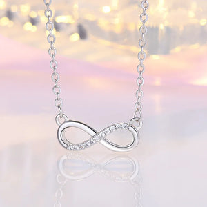 925 Silver Geometric Zirconia Pendant Choker for Women