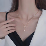 925 Silver Geometric Necklace Pendant Charms Fine Jewelry for Women