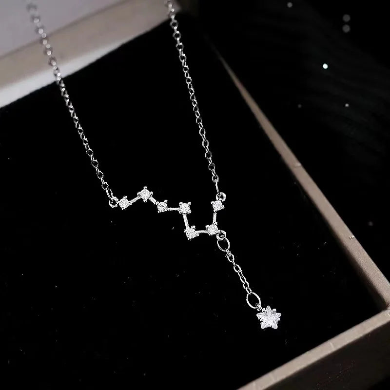 925 Silver Geometric Necklace Pendant Charms Fine Jewelry for Women