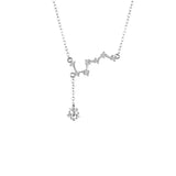 925 Silver Geometric Necklace Pendant Charms Fine Jewelry for Women