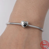 925 Sterling Silver Glowing Devil Bead Charm Bracelet DIY Jewelry