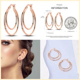 925 Silver Rose Drop Earrings Women's Jewelry Anniversary Gift