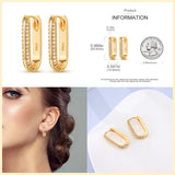 925 Silver Rose Drop Earrings Women's Jewelry Anniversary Gift