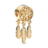 925 Sterling Silver Tree of Life Charm Bead for Bracelet Making