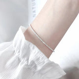 925 Silver Gypsophila Bracelet Bangle Women Jewelry