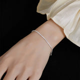 925 Silver Gypsophila Bracelet Bangle Women Jewelry