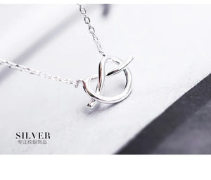 925 Silver Heart Necklace Pendant Jewelry for Women