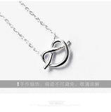 925 Silver Heart Necklace Pendant Jewelry for Women