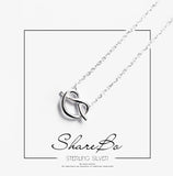 925 Silver Heart Necklace Pendant Jewelry for Women