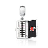 925 Silver Helicopter Laptop Sports Car Pendants Charms Bead Fit Bracelet