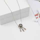 925 Sterling Silver Family Dream Catcher Bead Charm Pendant for Bracelets