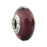 925 Silver 3D Glass Charm Beads for European Bracelet