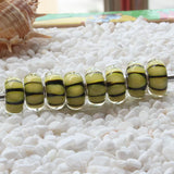 925 Sterling Silver Colorful Glass Charm Bead for Bracelet