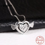 925 Silver Love Pendant Necklace Charm Jewelry