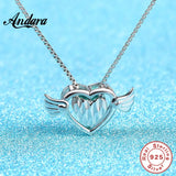925 Silver Love Pendant Necklace Charm Jewelry