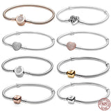 925 Silver Family Tree Snake Bone Bracelet for Women