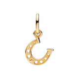 925 Silver Horseshoe Charm for Bracelet, DIY Bead Jewelry Gift