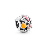 925 Silver Octopus Tortoise Charm Bead for Bracelet DIY Jewelry