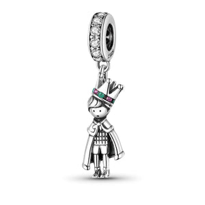 925 Silver Marine Prince Charm Bead Pendant