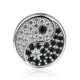 925 Silver Mother Star Diamond Spacer Charm Bead