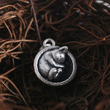 925 Sterling Silver Necklace Cat Retro Pendant Hollow Wind Animal Series Jewelry