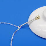 925 Silver Necklace for Women Solid Silver Matches Pendant Necklace