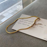 925 Sterling Silver Snake Chain Choker Layered Necklace