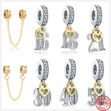 925 Sterling Silver Numbers Pendant Charm Fit Charms Pendant Bracelet
