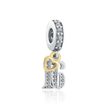 925 Sterling Silver Numbers Pendant Charm Fit Charms Pendant Bracelet