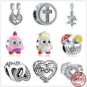 925 Silver Nurse Dream Catcher Charm Bead for Bracelets