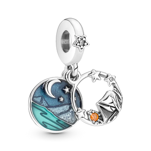 925 Silver Ocean Jellyfish Shell Turtle Charm Bead for Pandora Bracelet