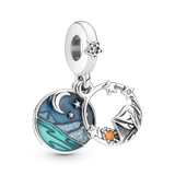 925 Silver Ocean Jellyfish Shell Turtle Charm Bead for Pandora Bracelet