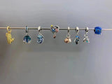 925 Silver Ocean Jellyfish Shell Turtle Charm Bead for Pandora Bracelet