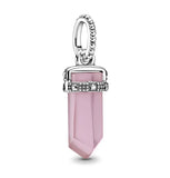 925 Silver PASSPORT Bag Dream Catcher Crystal Charm Bead