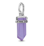 925 Silver PASSPORT Bag Dream Catcher Crystal Charm Bead